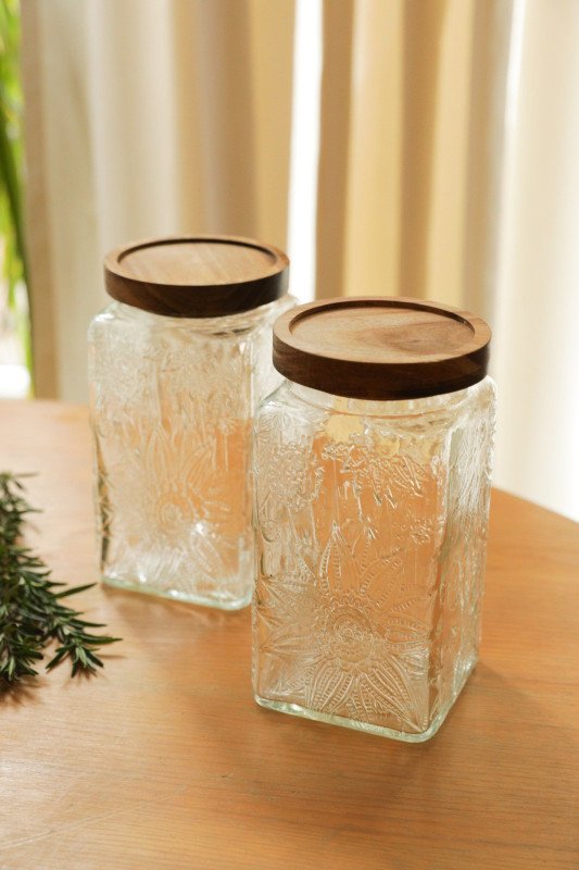 Erba Glass Jar — JR25-GWFL
